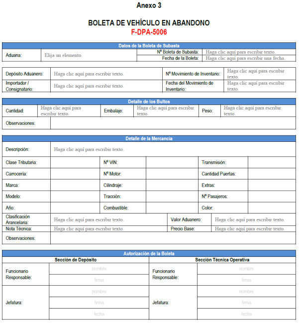 formato de entrega de mercancia en excel